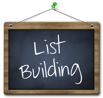 chalkboard- List Building text
